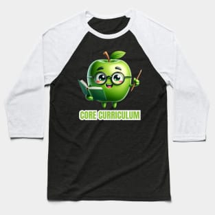 Apple Professor Educational Design Baseball T-Shirt